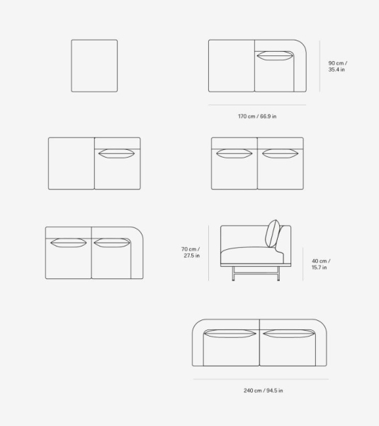 Vipp 632 Chimney Sofa